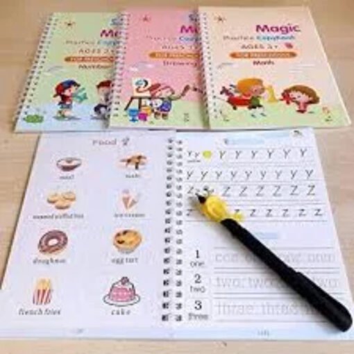 4-Pcs Magic Practice Copybook - Image 2