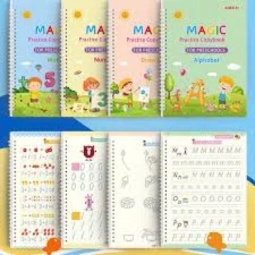 4-Pcs Magic Practice Copybook - Image 4