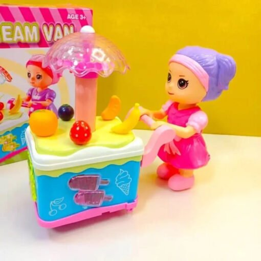 Cute Doll Icecream Cart